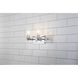 Estes 2 Light 15 inch PC Bath Light Wall Light in Polished Chrome